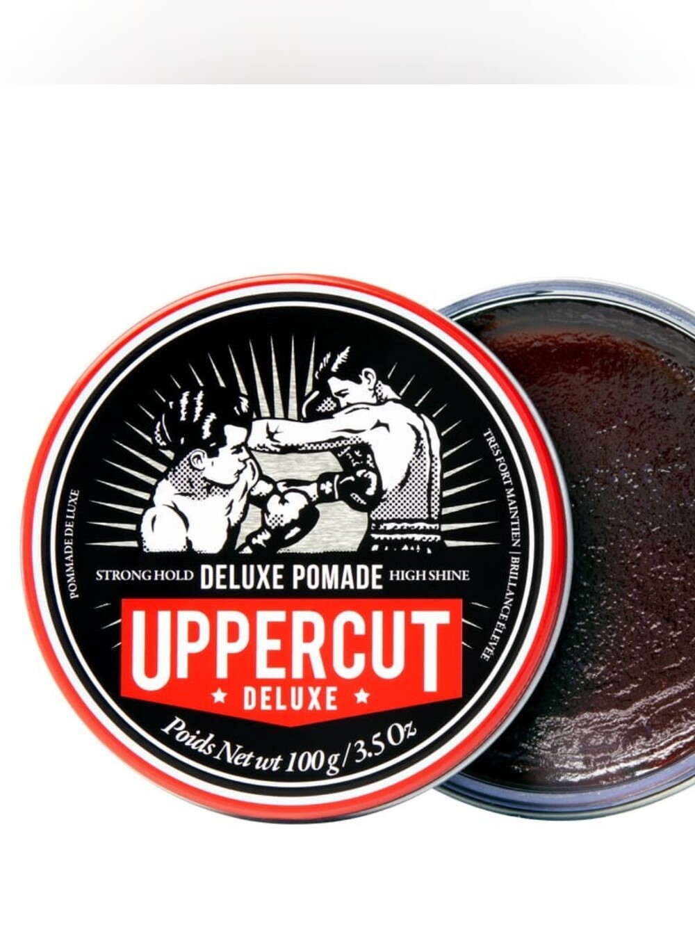Uppercut Deluxe Pomade Mens Strong Hold High Shine Pomade For Hair